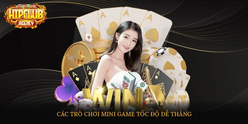 Các trò chơi mini game tốc độ, dễ thắng